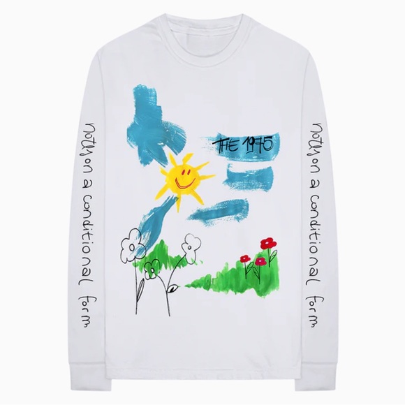 The 1975 Adult NOACF Doodle Long Sleeve T-shirt 2020 Matty Unisex Size XL - Picture 1 of 10